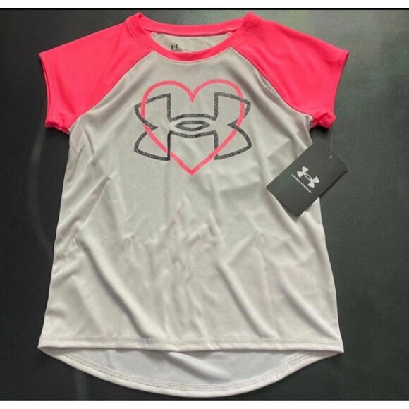 NWT Under Armour Glitter Athletic Set Girls Size 5 - Picture 2 of 3